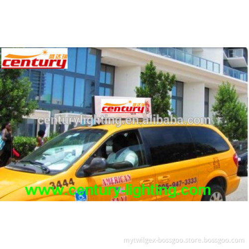outdoor advertising media for taxi